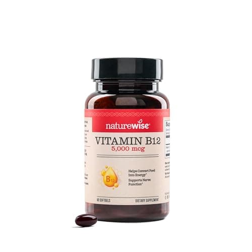 NatureWise Vitamin B12 5000 mcg - Extra Strength - Supplement…