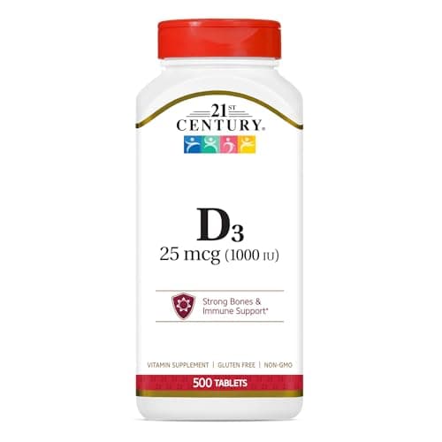 21st Century D3 1000 IU Tablets, 500 Count