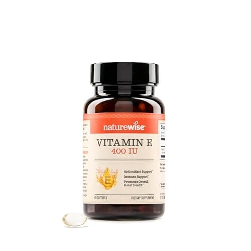 NatureWise Vitamin E 400 IU Softgels (180mg DL-Alpha) - Dairy