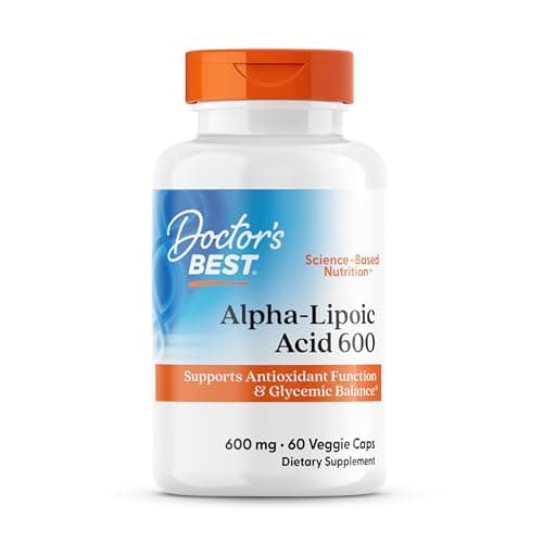 Doctor's Best Alpha Lipoic Acid Supplement 600mg…