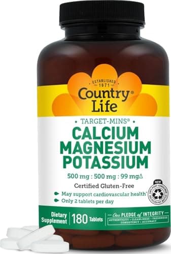 Country Life Target Mins - Calcium Magnesium Potassium Bone…