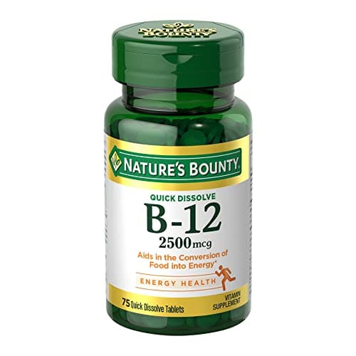 Nature’s Bounty Vitamin B12 2500 mcg