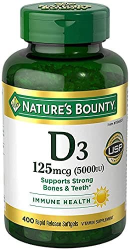 Nature's Bounty Immune Health Vitamin D3 5000 iu