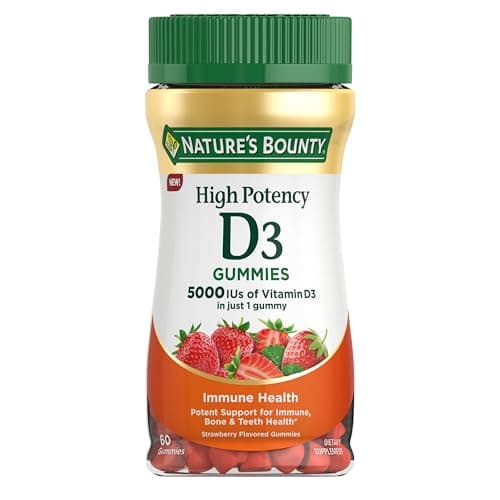Nature’s Bounty Vitamin D 5000 IU Gummies