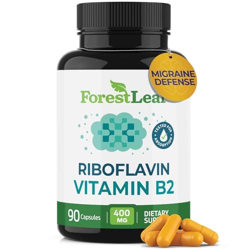 ForestLeaf Vitamin B2 Riboflavin 400mg - Energy