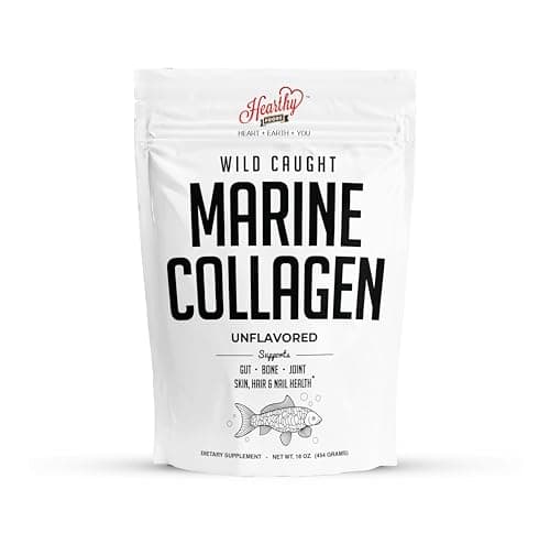 HEARTHY FOODS Marine Collagen Powder 16 Oz - Sourced…