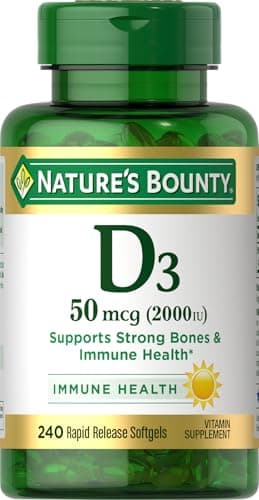 Nature's Bounty Vitamin D3 2000 IU