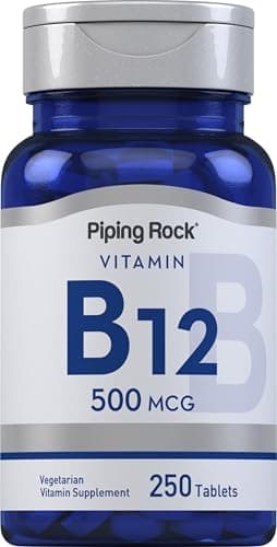 Piping Rock Vitamin B12 | 500 mcg | 250 Tablets | Supplement…