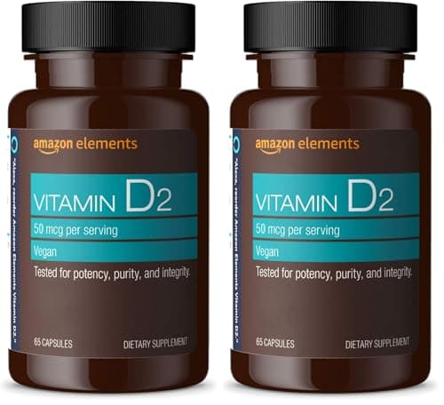 Amazon Elements Vitamin D2 2000 IU