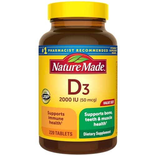 Nature Made Vitamin D3 2000 IU (50 mcg)