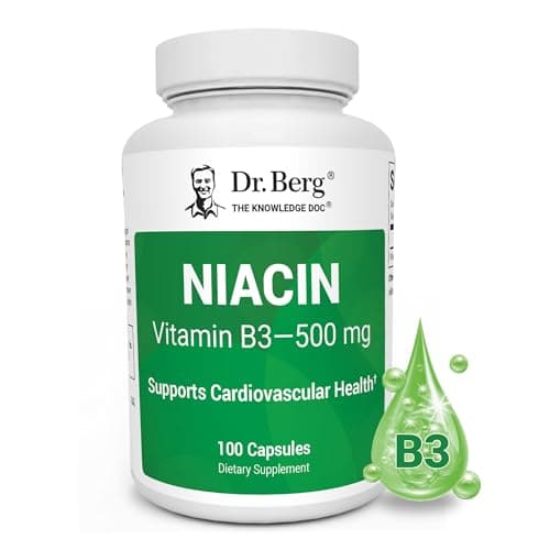 Dr. Berg Highly-Potent Niacin 500 mg – Now Only 125 mg per…
