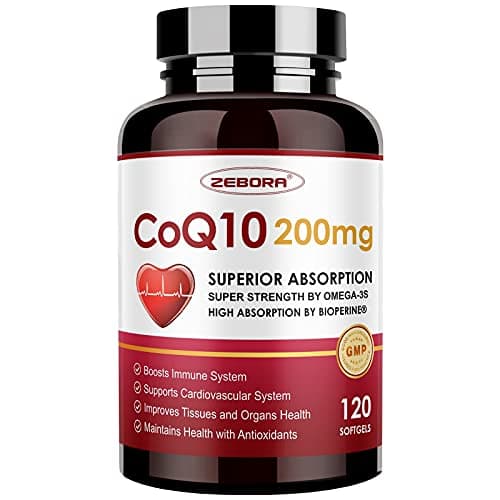 ZEBORA CoQ10-200mg-Softgels with PQQ