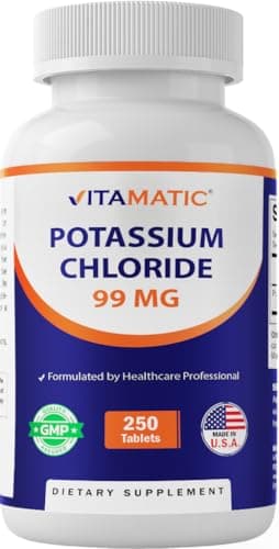 Vitamatic Potassium 99mg – 250 Tablets – Potassium Chloride…