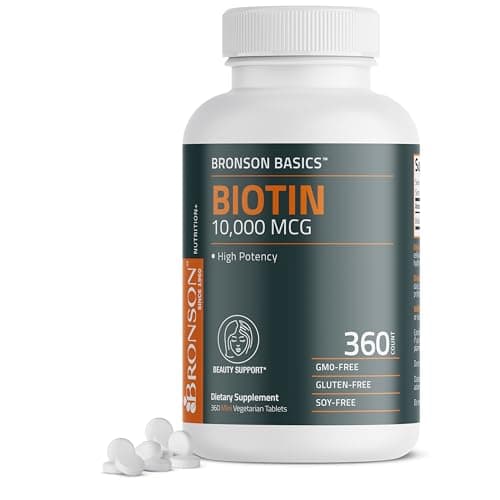 Bronson Biotin 10,000mcg, Supports Healthy Hair, Skin…