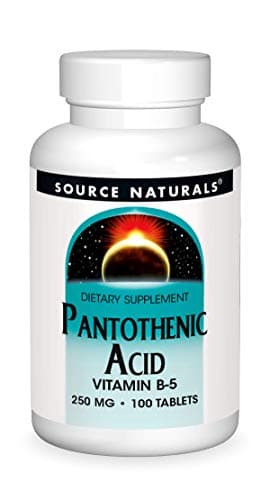 Source Naturals Pantothenic Acid 250 mg Vitamin B-5 Dietary…
