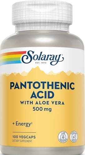 Solaray Pantothenic Acid 500mg -100 Caps