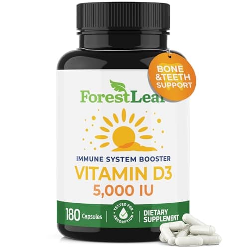 ForestLeaf Vitamin D3 5000 IU | VIT D - VIT D3 Vitamin D…
