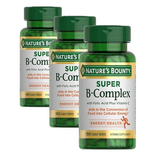 Nature's Bounty Super B Complex Vitamins with Vitamin C…