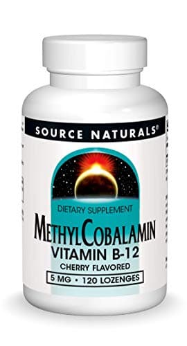 Source Naturals Methylcobalamin Vitamin B-12 5mg Cherry…