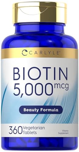 Carlyle Biotin 5000mcg | 360 Vegetarian Tablets | Beauty…