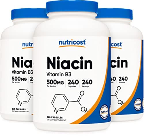 Nutricost Niacin (Vitamin B3) 500mg