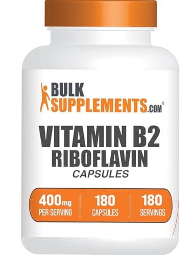 BulkSupplements.com Riboflavin Capsules - Vitamin B2 400 mg