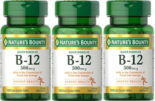 Nature's Bounty B-12 Quick Dissolve Tablets 500 Mcg