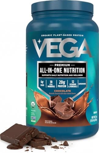 Vega All-in-One Nutrition Organic Vegan Protein Powder…