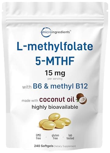 Micro Ingredients L Methylfolate 15mg