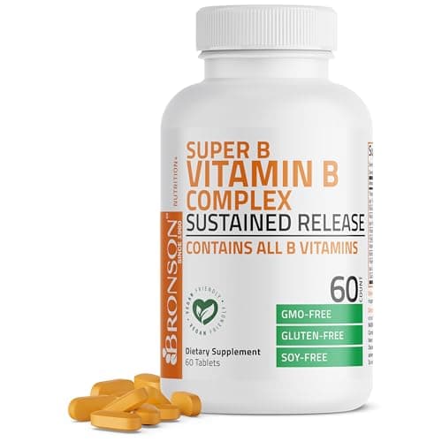 Bronson Super B Vitamin B Complex Sustained Slow Release…