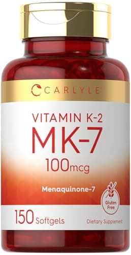 Carlyle Vitamin K2 MK7 100 mcg | 150 Softgels | Bioactive…