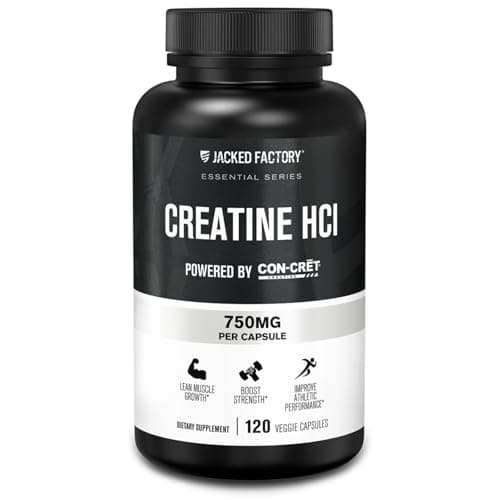 Jacked Factory Creatine HCl Capsules - CON CRET Creatine Pills…