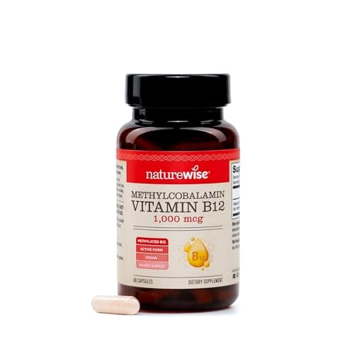 NatureWise Vitamin B12 Methylcobalamin - Active Form for Ultra…