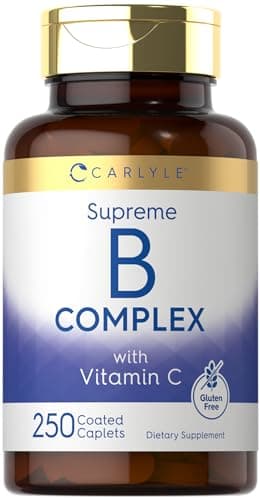 Carlyle Vitamin B Complex Vitamins | 250 Caplets |…