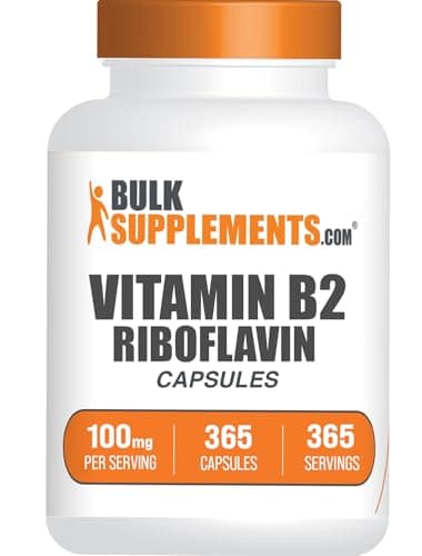 BulkSupplements.com Riboflavin Capsules - 100mg