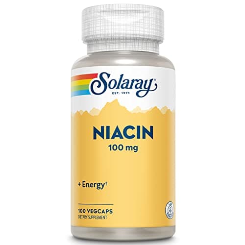 Solaray Niacin 100mg - Vitamin B3 Niacin Supplement for Women…