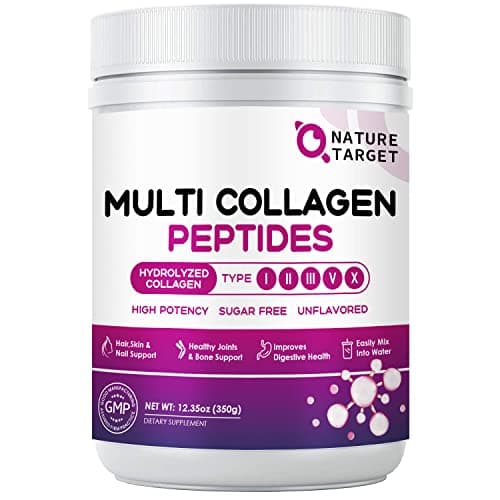 NATURE TARGET Multi Collagen Peptides Powder - Type I