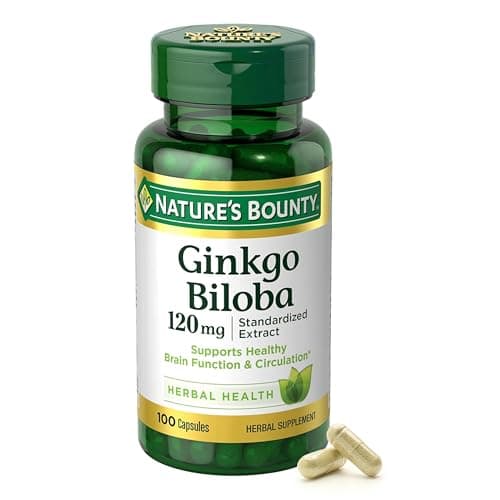 Nature's Bounty Ginkgo Biloba Capsules 120mg