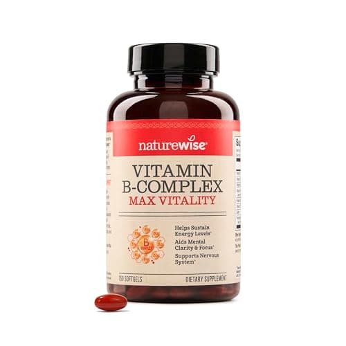 NatureWise Vitamin B Complex for Women and Men - with Folic…
