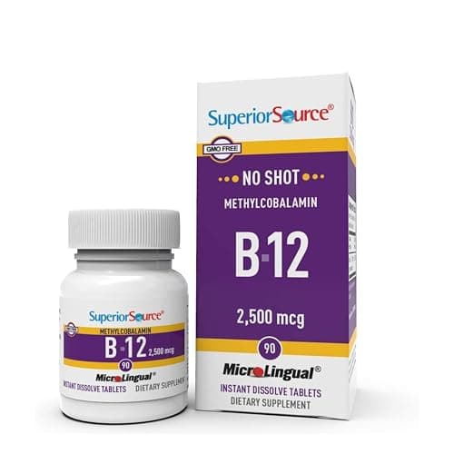 Superior Source No Shot Vitamin B12 Methylcobalamin 2