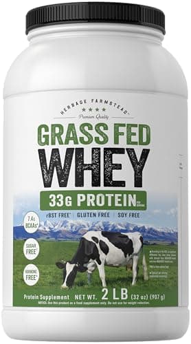 Carlyle Grass Fed Whey Protein Powder | 2lb | 33g of Protein…