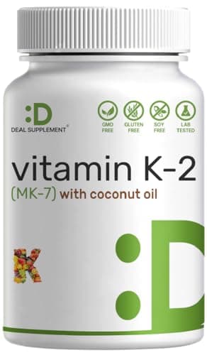 DEAL SUPPLEMENT Vitamin K2 MK-7 200mcg Per Serving