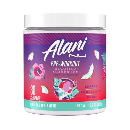 Alani Nu Pre Workout Powder Hawaiian Shaved ICE