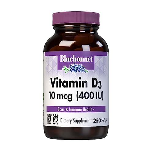 BlueBonnet Vitamin D3 400 IU Vegetable Capsules