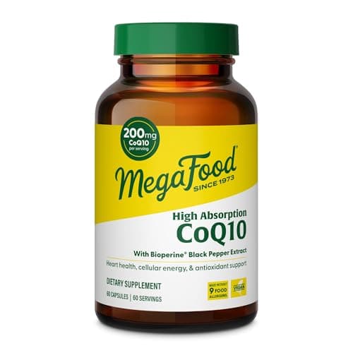 MegaFood High Absorption CoQ10 200mg Per Serving -…