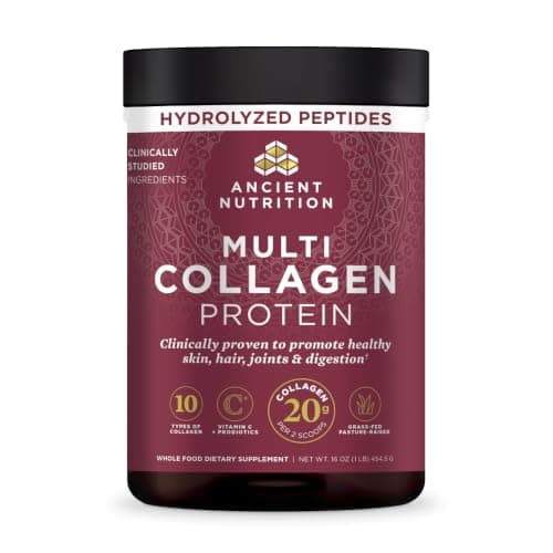 Ancient Nutrition Collagen Powder Protein with Probiotics