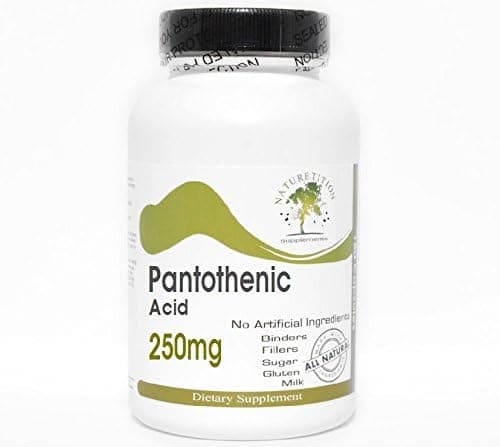 Pantothenic Acid 250mg ~ 200 Capsules - No Additives ~…