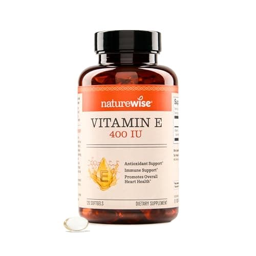 NatureWise Vitamin E 400 IU Softgels (180mg DL-Alpha) - Dairy