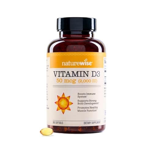 NatureWise Vitamin D3 2000iu (50 mcg) 1-Year Supply for Immune…