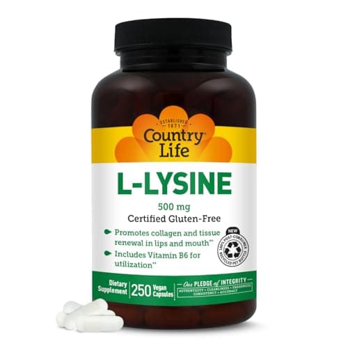 Country Life L-Lysine 500mg with B-6